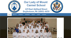 Desktop Screenshot of ourladymtcarmelschool.org